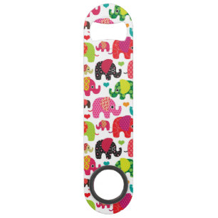 retro elephant kids pattern wallpaper