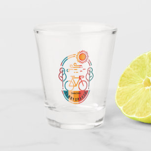 Retro Elroy Sparta Bike Trail Shot Glass