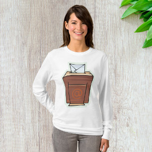 Retro Email Inbox Icon Cartoon Style  T-Shirt