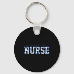 Retro Emergency Department Coquette Bows Er Nurse Key Ring