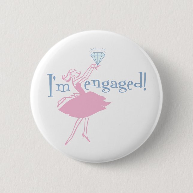 Retro Engaged Button (Front)