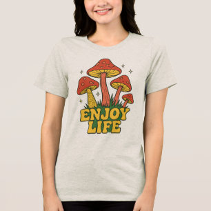 Retro Enjoy Life Sweatshirt Tri-Blend Shirt