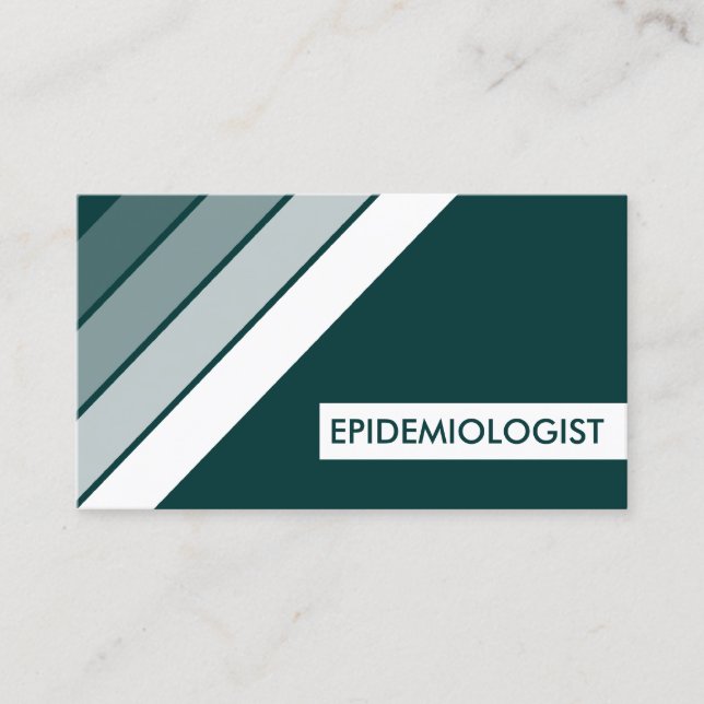retro EPIDEMIOLOGIST Business Card (Front)