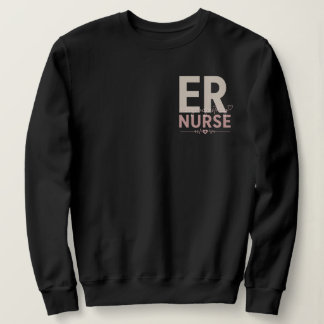 Retro ER Nurse Emergency Strong Sweatshirt