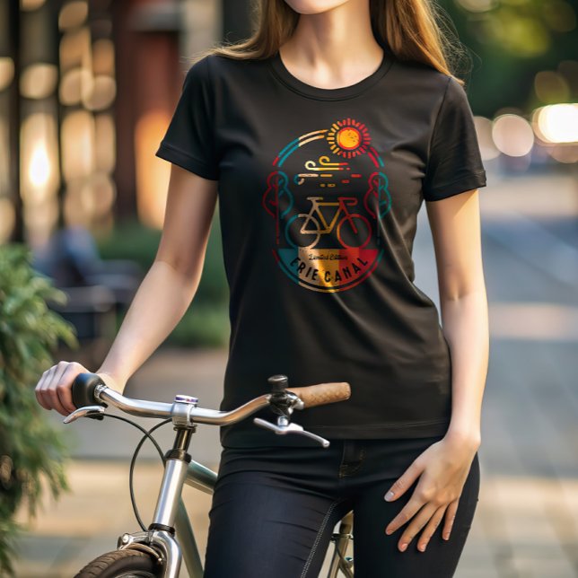 Retro Erie Canal Bike Trail. T-Shirt (Creator Uploaded)