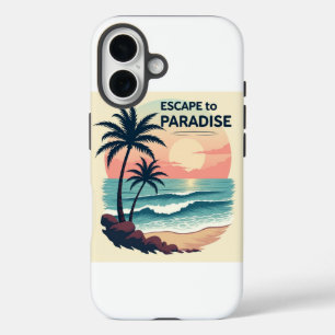 Retro Escapes Vintage Coastal Adventure iPhone 16 Case
