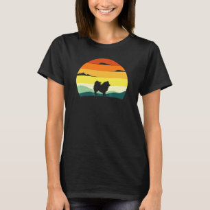 Retro Eskimo Dog Pet Owner Mum Dad Men Women T-Shirt