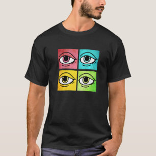 Retro Evil Eye Groovy Trendy T-Shirt
