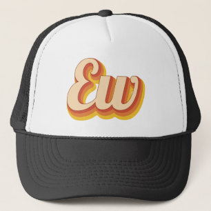 Retro Ew Trucker Hat