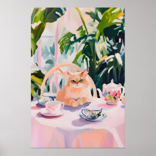 Retro Exotic Shorthair Poster, Exotic Shorthair Poster