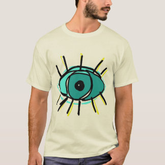 Retro Eye Art Graphic Design T-Shirt