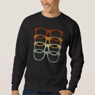 Retro Eyeglass Optician Eye Doctor Ophthalmology O Sweatshirt