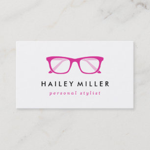 Retro Eyeglasses Stylish Business Card