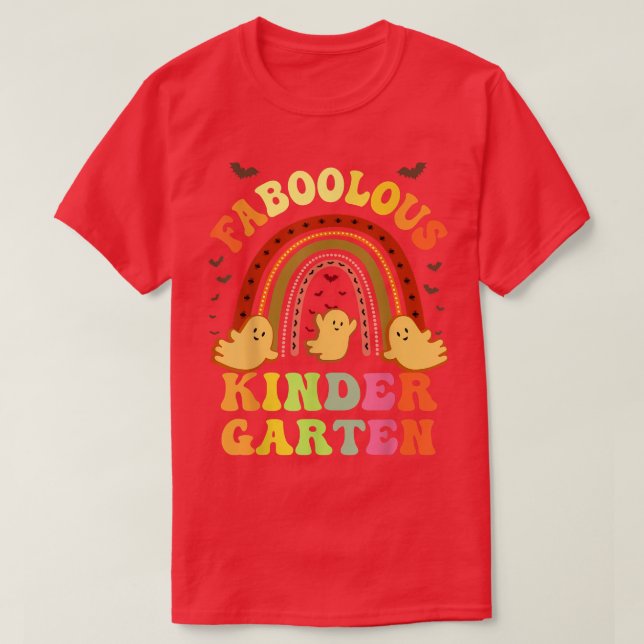 Retro FABOOLOUS KINDERGARTEN TEACHER Costume This  T-Shirt (Design Front)