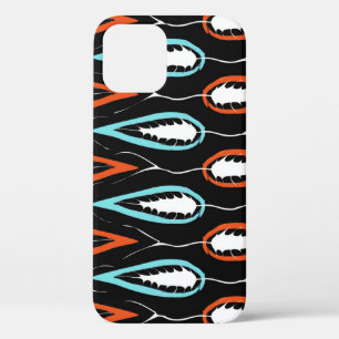 Retro fabric: floral seamless texture iPhone 12 case