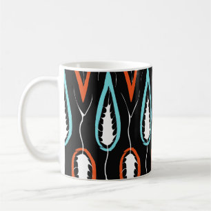 Retro fabric: floral seamless texture coffee mug