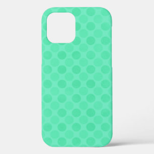 Retro faded green circles pattern Case-Mate iPhone 12 Case