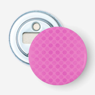 Retro faded pink circles pattern bottle opener