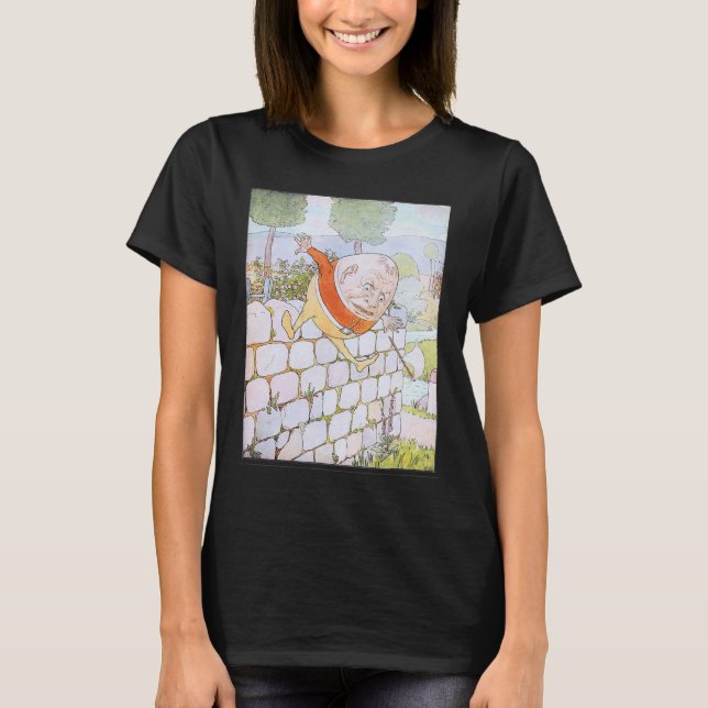 Retro Fairy The Great Fall Humpty Dumpty 1 T-Shirt (Front)