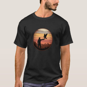 Retro Falconry Falcon Falconer Falcons T-Shirt
