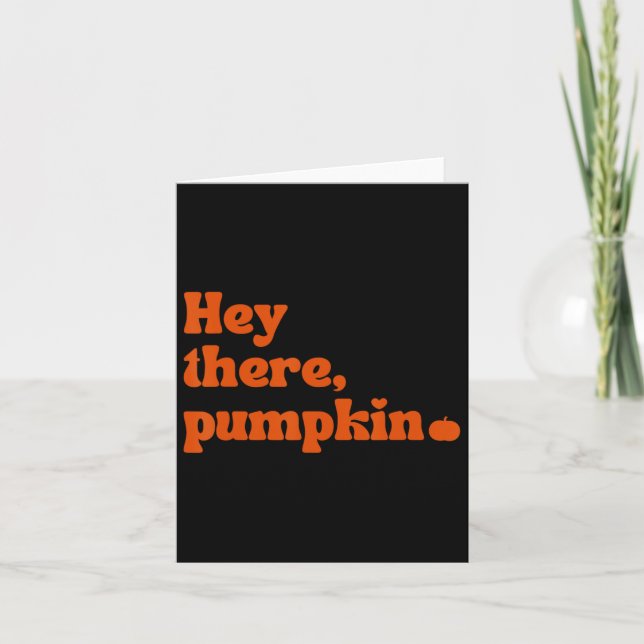 Retro Fall Aesthetic  Card (Front)