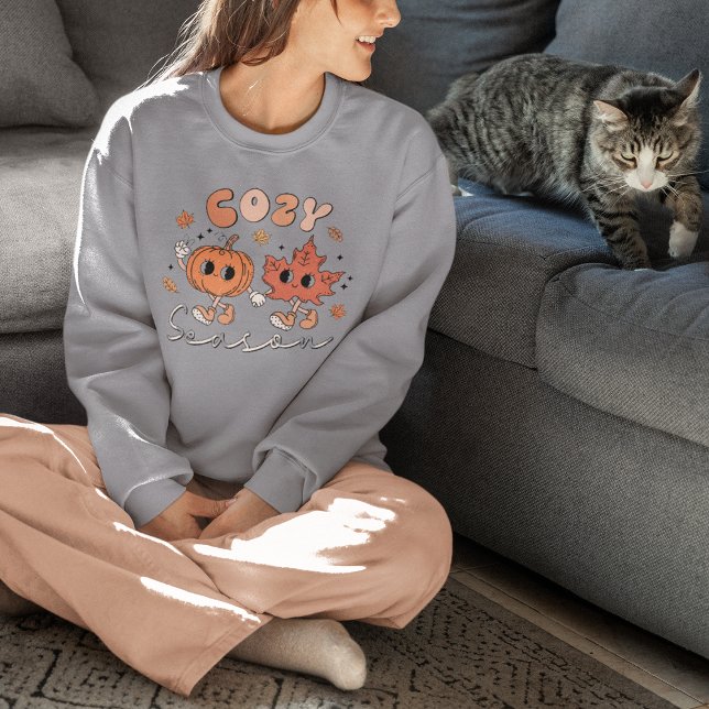 Retro Fall Cosy Season Sweatshirt (Retro Fall Cozy Season Sweatshirt)