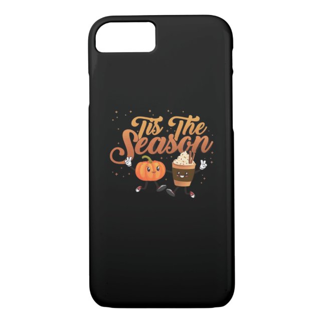 Retro Fall Tis The Season Case-Mate iPhone Case (Back)