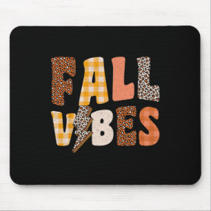 Retro Fall Vibes Autumn Fall Season Mouse Pad