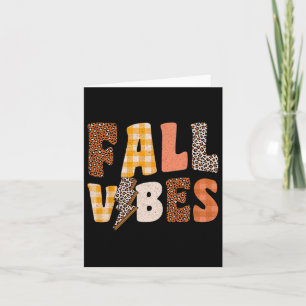 Retro Fall Vibes  Card