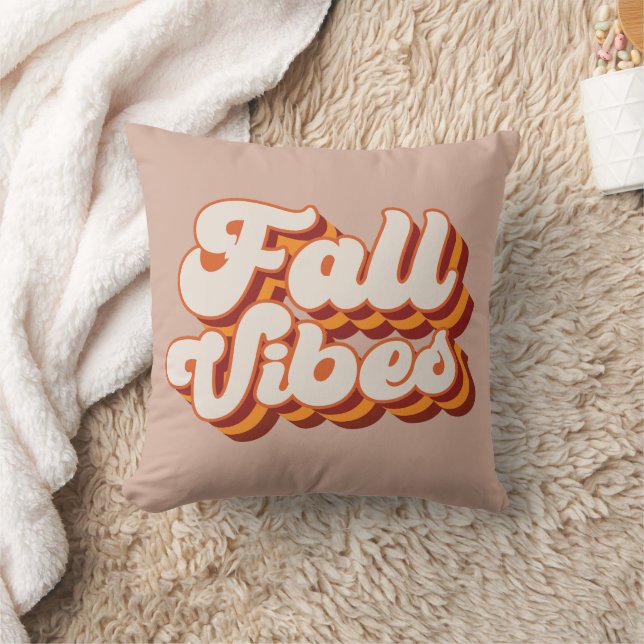 Retro Fall Vibes Cushion (Blanket)