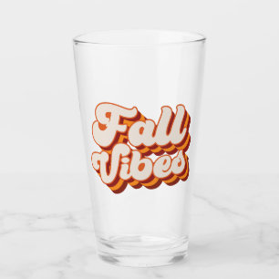 Retro Fall Vibes Glass