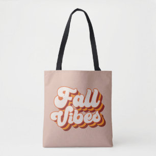 Retro Fall Vibes Tote Bag