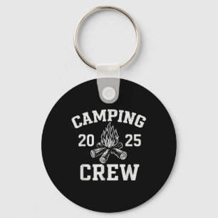 Retro Family Matching Camping Crew 2025 Key Ring