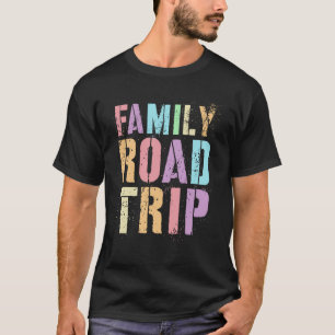 Retro Family Road Trip Vacation Holiday Beach Trav T-Shirt