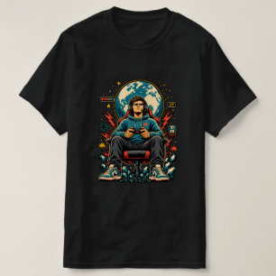 Retro Fantasy Gamer Character T-Shirt