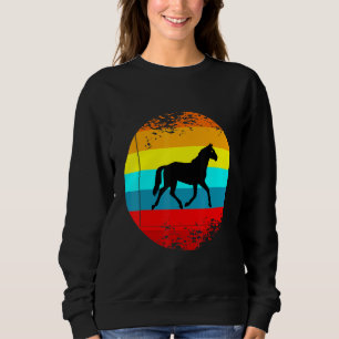 Retro Farm Animal Graphic With A Vintage Horse Sweatshirt