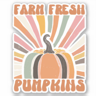 Retro Farm Fresh Pumpkins
