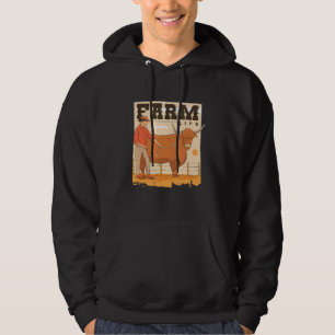 Retro Farm Sunset Hoodie