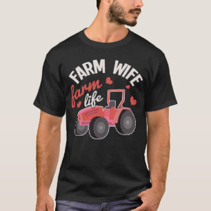 Retro Farm Wife Farm Life Chicken Goat Farmer T-Shirt