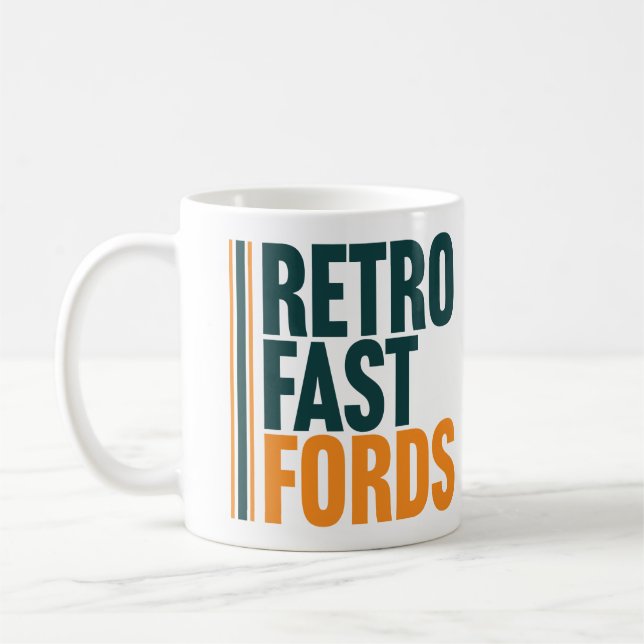 Retro Fast Fords Classic Mug (Left)