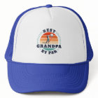 Retro Fathers Day Best Grandpa By Par Golf Custom