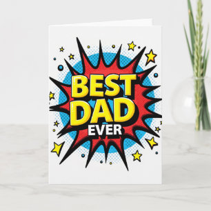 Retro Fathers Day Blast Card