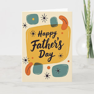 Retro Fathers Day Card