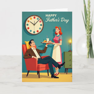 Retro Fathers Day Love Card