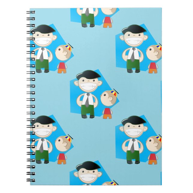 retro fathers day notebook (Front)