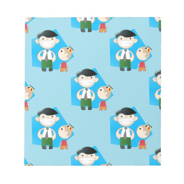 retro fathers day notepad (Front)