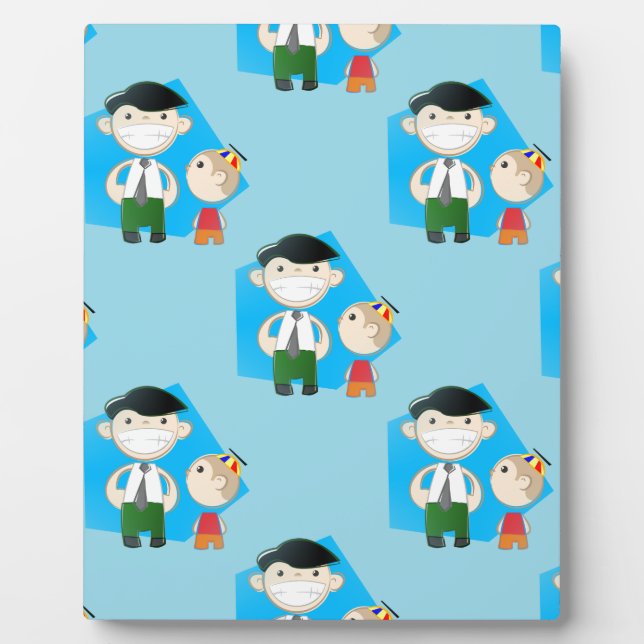 retro fathers day plaque (Front)