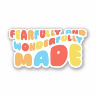 Retro Fearfully & Wonderfully Made Psalms 139:14
