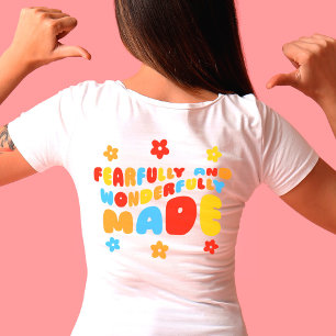 Retro Fearfully & Wonderfully Made Psalms 139:14 T-Shirt