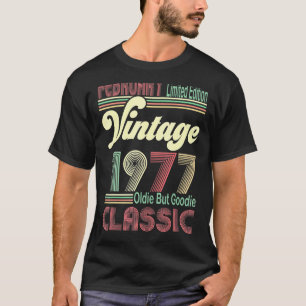 Retro February 1977 Vintage Oldie But Goodie 44th  T-Shirt